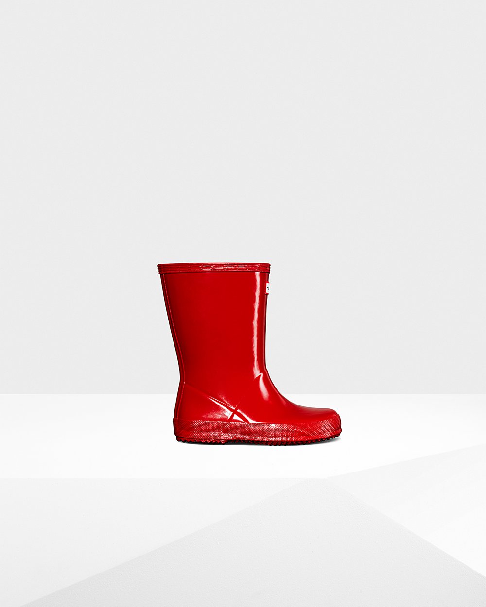 Kids Hunter Original First Classic Gloss | Rain Boots Red | NZ-16953-UTBI